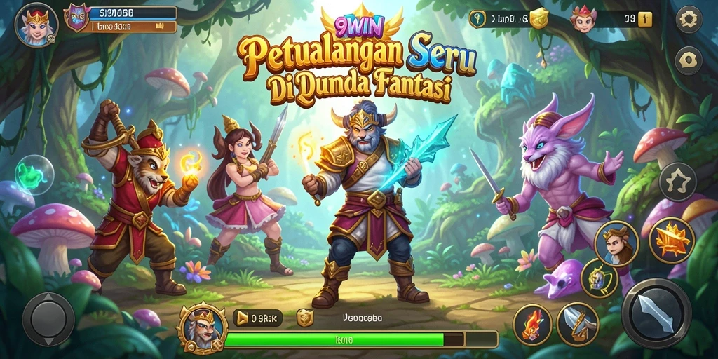 Gameplay RPG menarik di dunia fantasi 9WIN.
