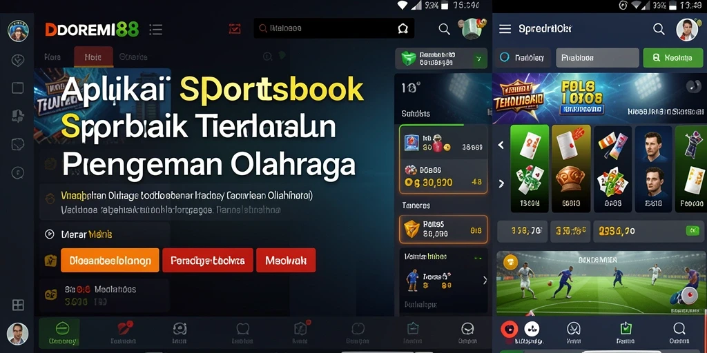 Tangkapan layar utama gameplay <strong>DOREMI88</strong> menunjukkan taruhan olahraga yang menarik.