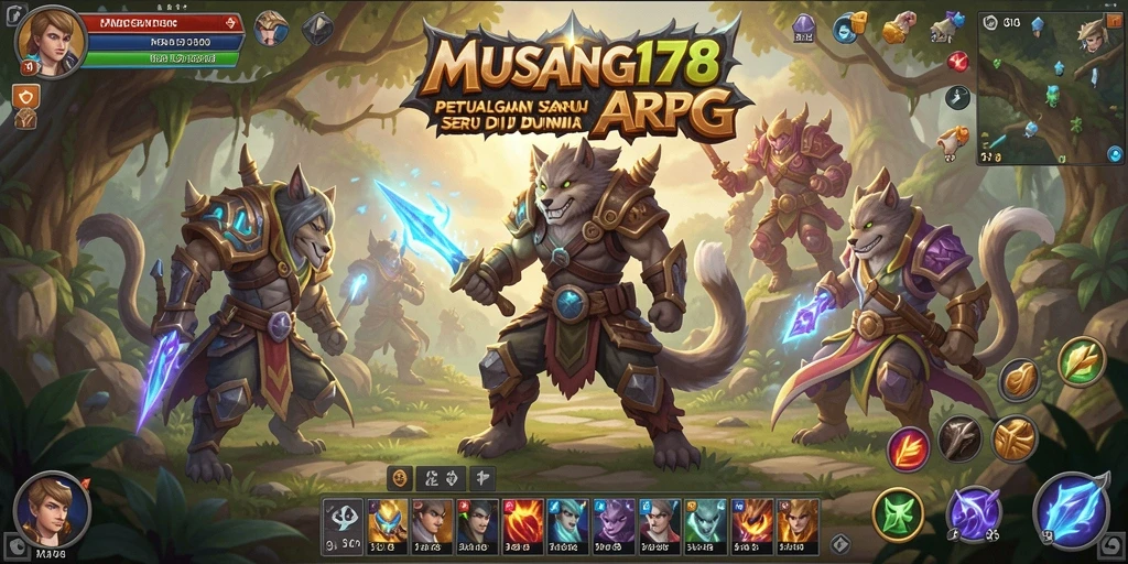 Tampilan gameplay seru dan penuh aksi di MUSANG178.