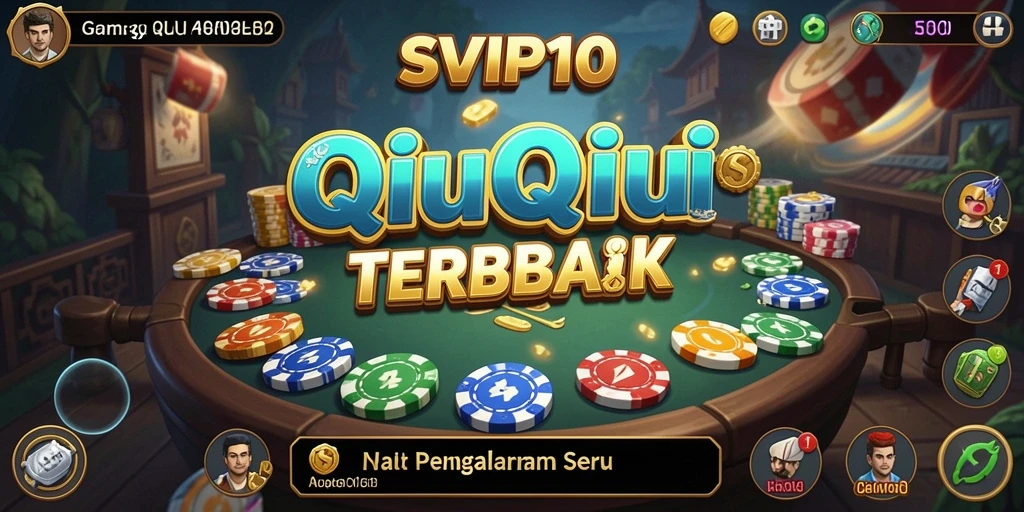 Screenshot permainan QiuQiu SVIP10 yang menampilkan gameplay seru.