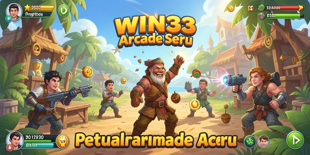 Tampilan gameplay seru WIN33 saat pemain melewati level menantang.
