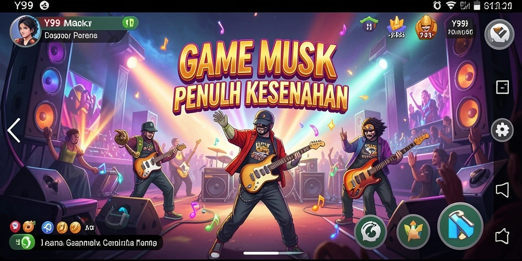 Tampilan gameplay Y89 yang seru dan penuh warna.